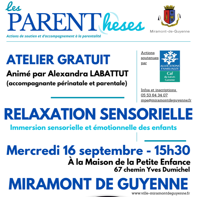 PARENT'hèses : la relaxation sensorielle