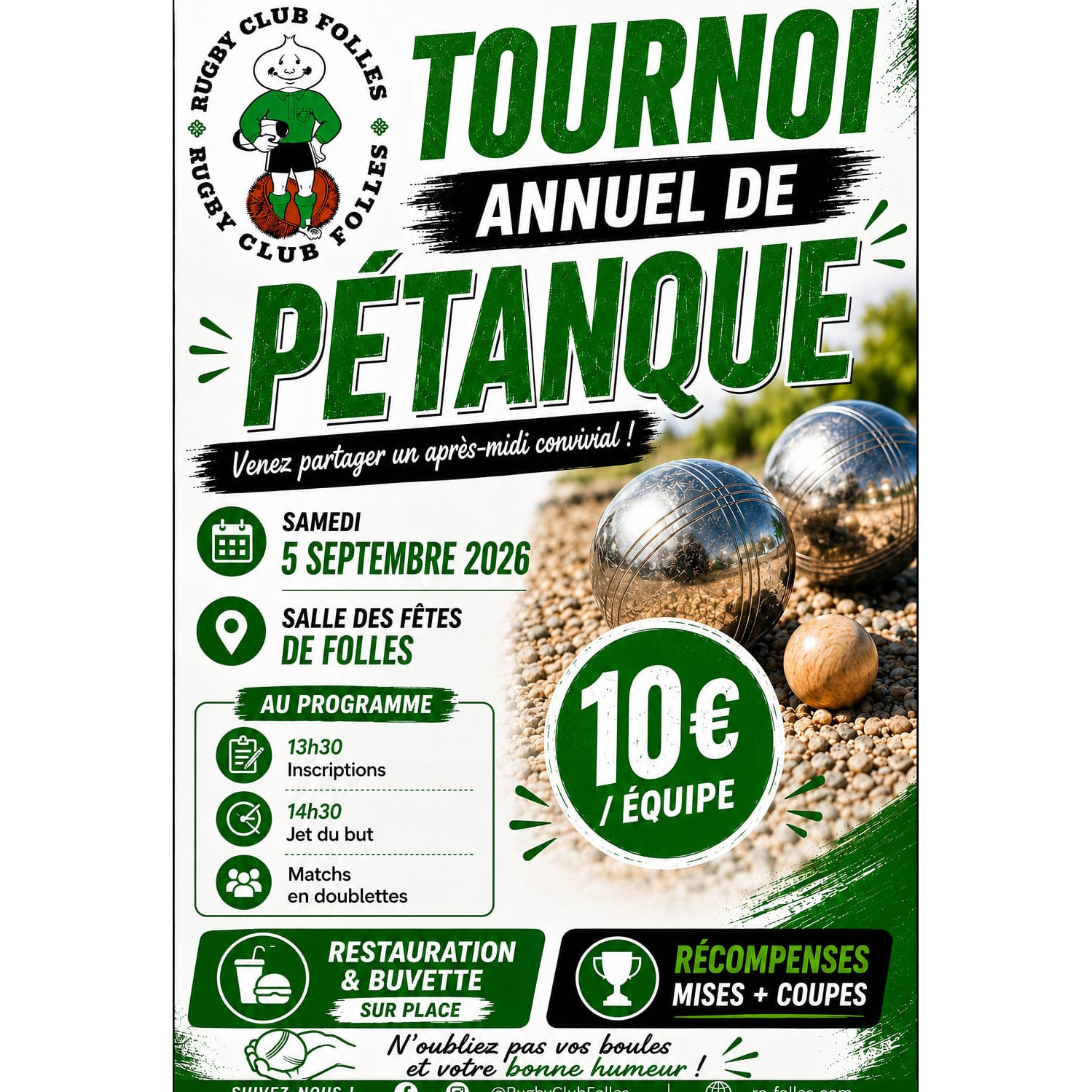 Concours de pétanque