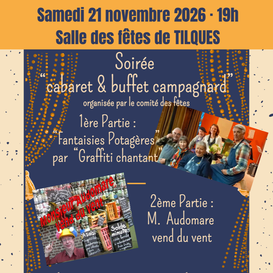 Soirée "cabaret et buffet campagnard"