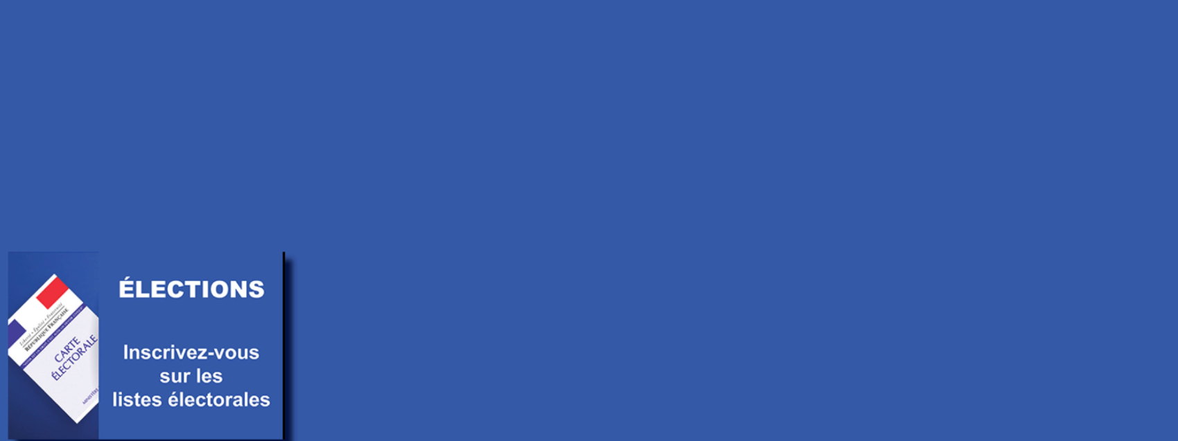 Élections municipales : pensez à vous inscrire sur les listes électorales