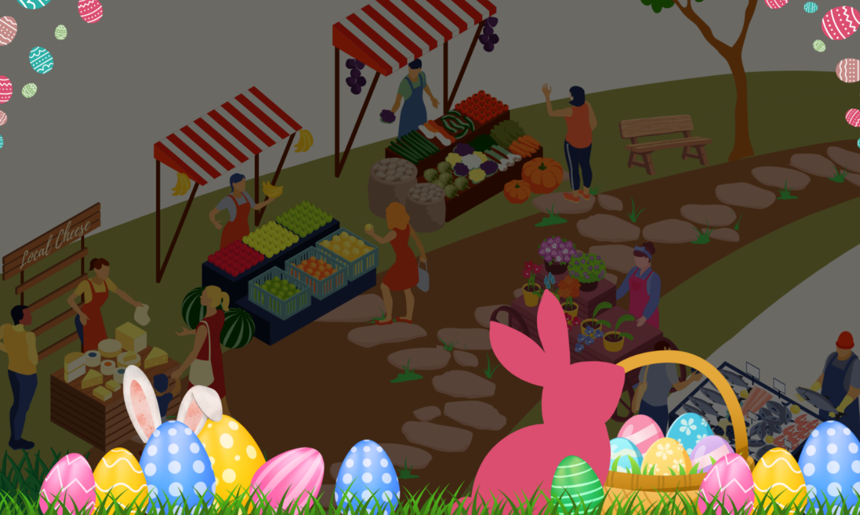 Pâques arrive… et vos commerçants vous gâtent !