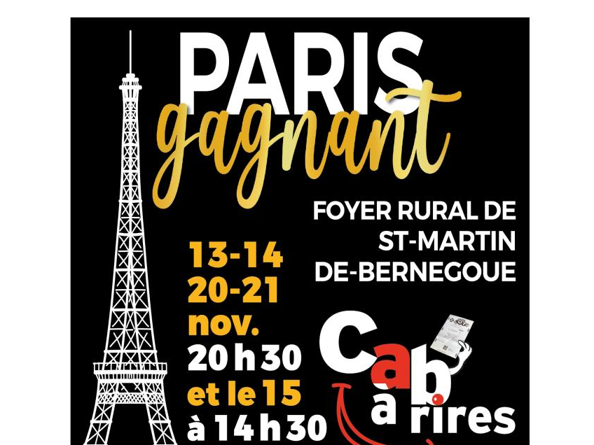 Nouveau spectacle Cab' A Rires - Commune de Saint-Martin-de-Bernegoue