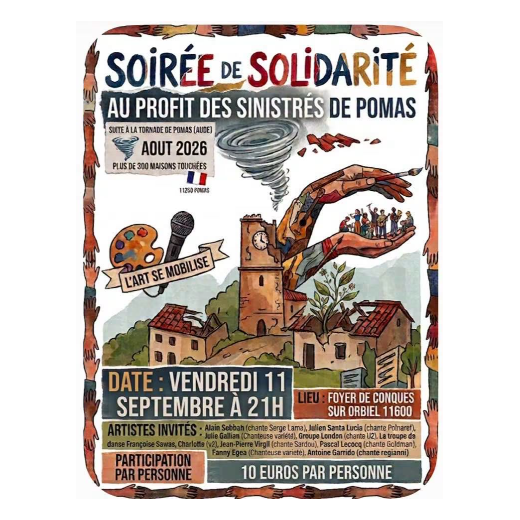 Concert solidarité Pomas