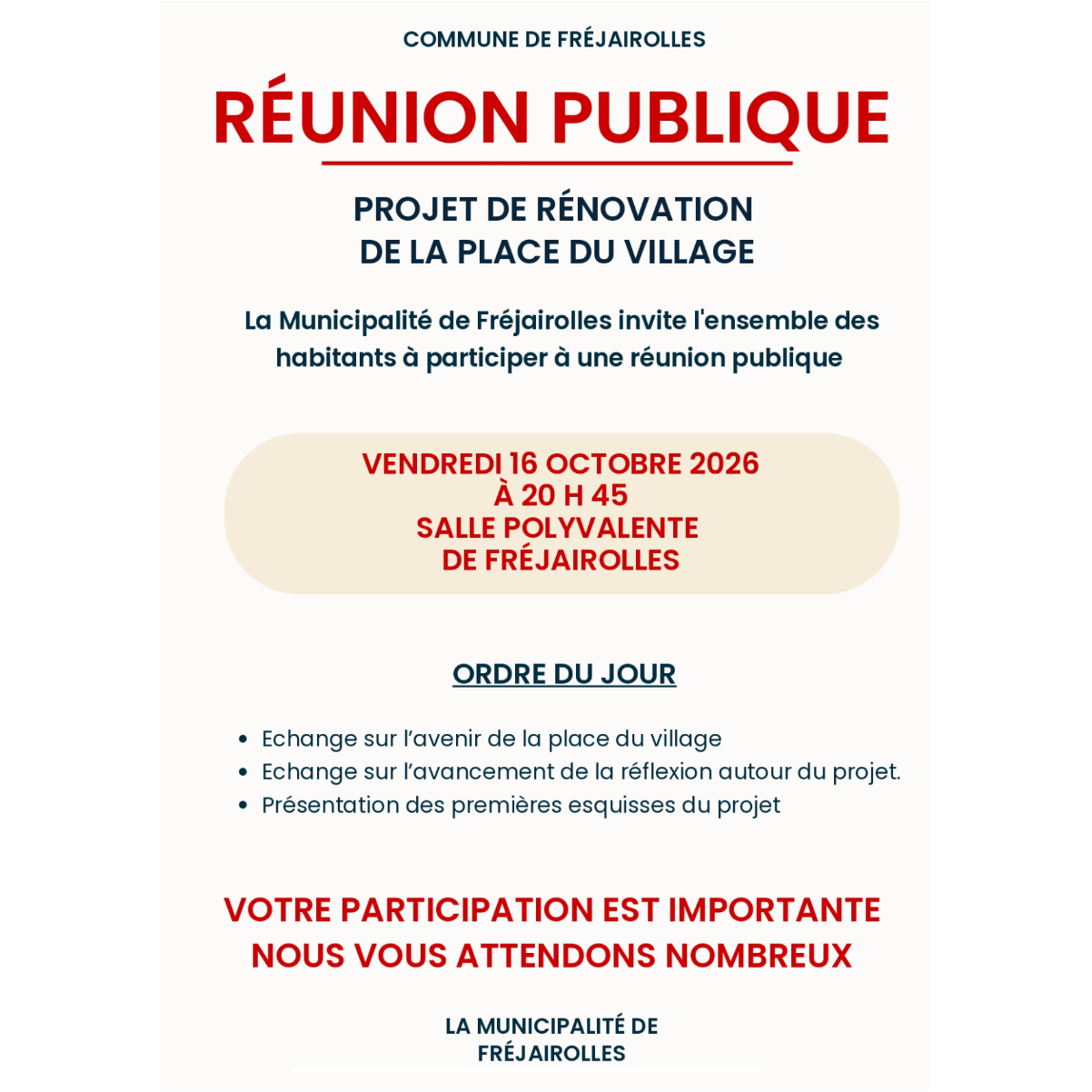 Reunion publique