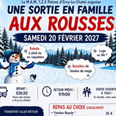 Sortie Famille aux Rousses