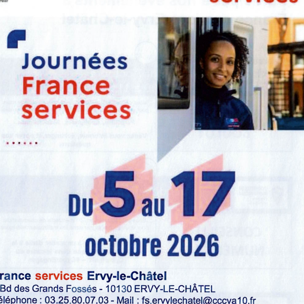 Evenements à l'espace France Services