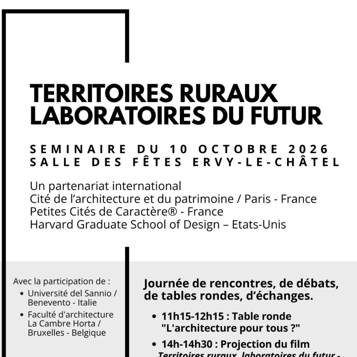 Territoires ruraux : laboratoires du futur