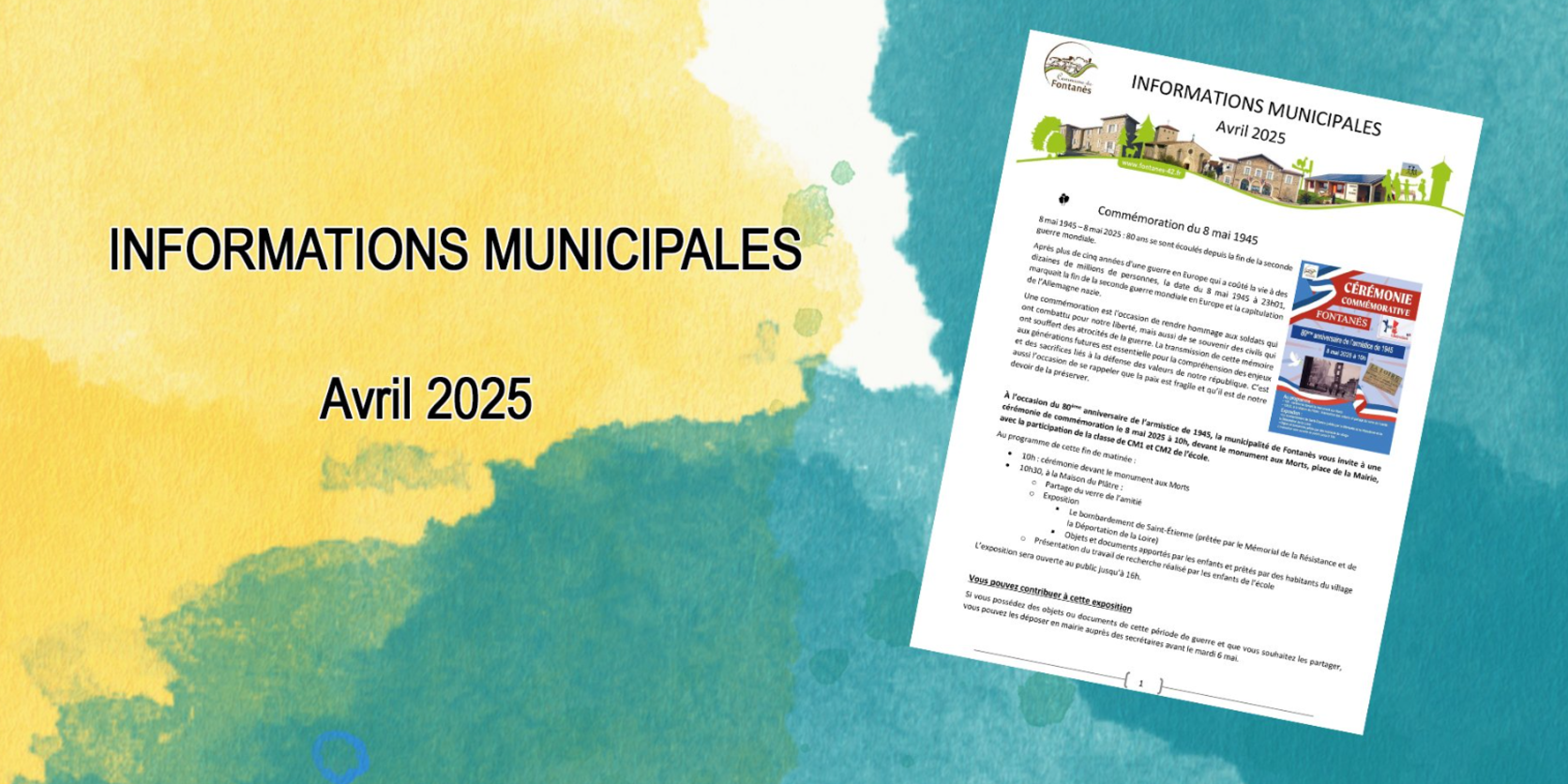 Feuille d'infos municipale
