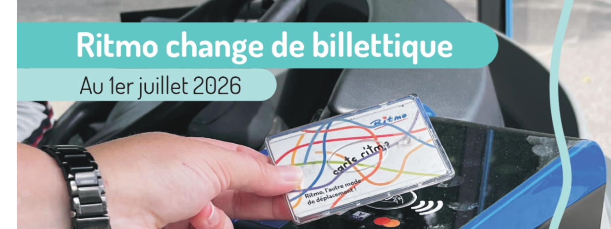 Réseau Ritmo : Nouvelle billettique dès le 1er juillet