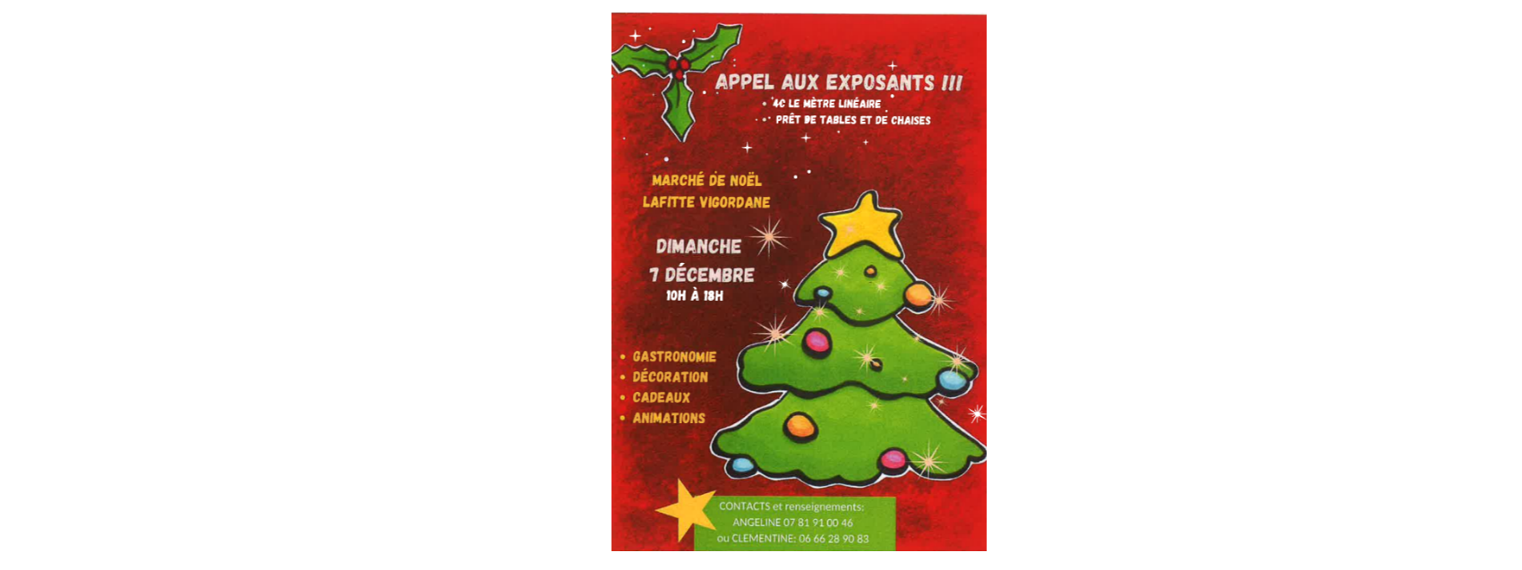 MARCHE DE NOEL - LAFITTE-VIGORDANE