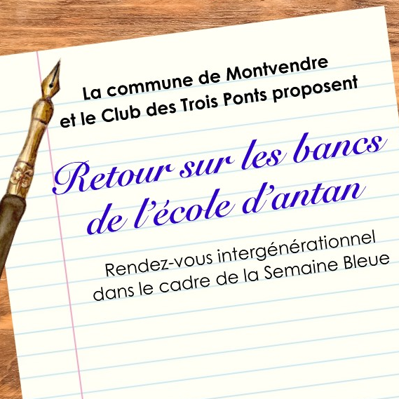 "Retour sur les bancs de l'école d'Antan"