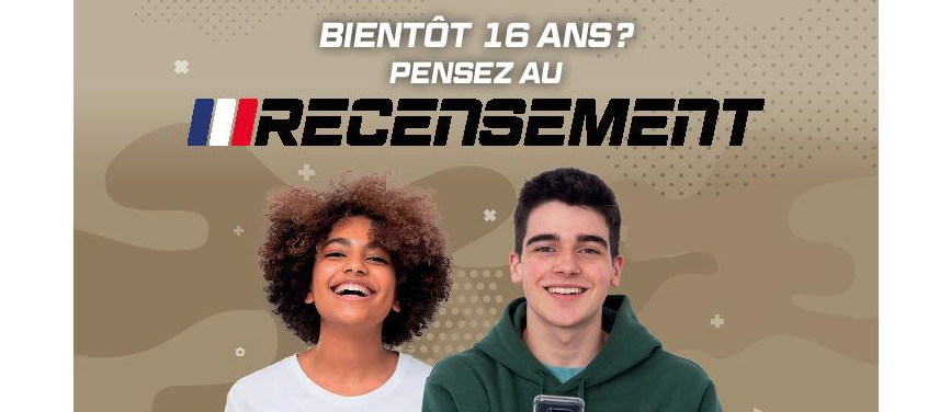 A 16 ans, pensez au recensement citoyen !