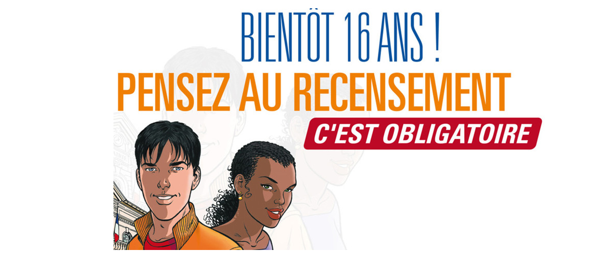 A 16 ans, pensez au recensement citoyen !
