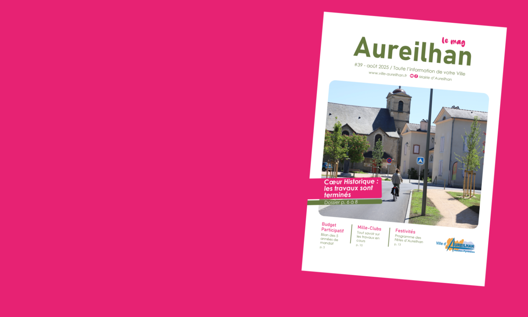 AUREILHAN LE MAG N°39 - AOÛT 2025