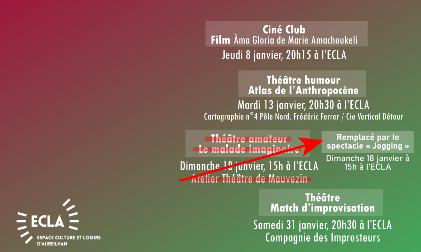 PROGRAMMATION CULTURELLE