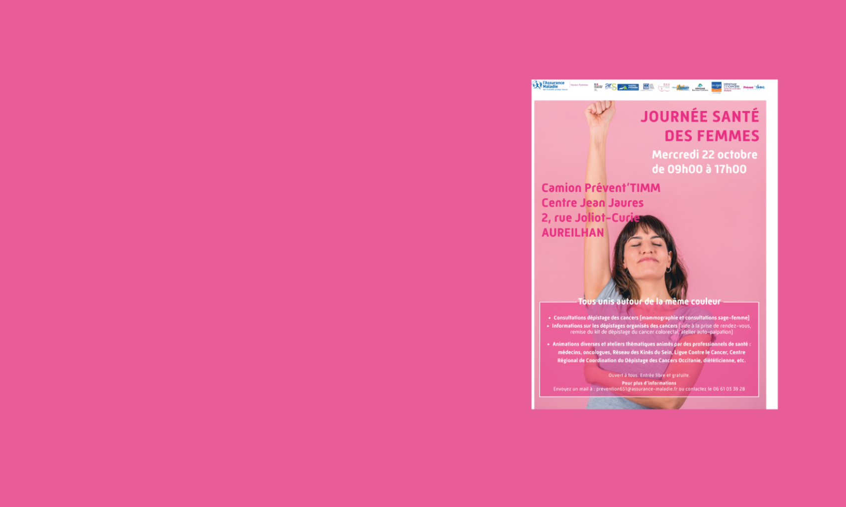 JOURNÉE SANTÉ DES FEMMES A AUREILHAN