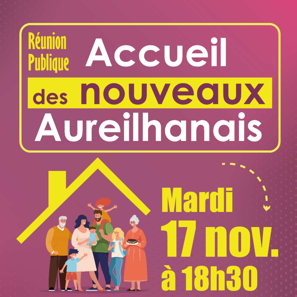 CÉRÉMONIE D’ACCUEIL DES NOUVEAUX ARRIVANTS