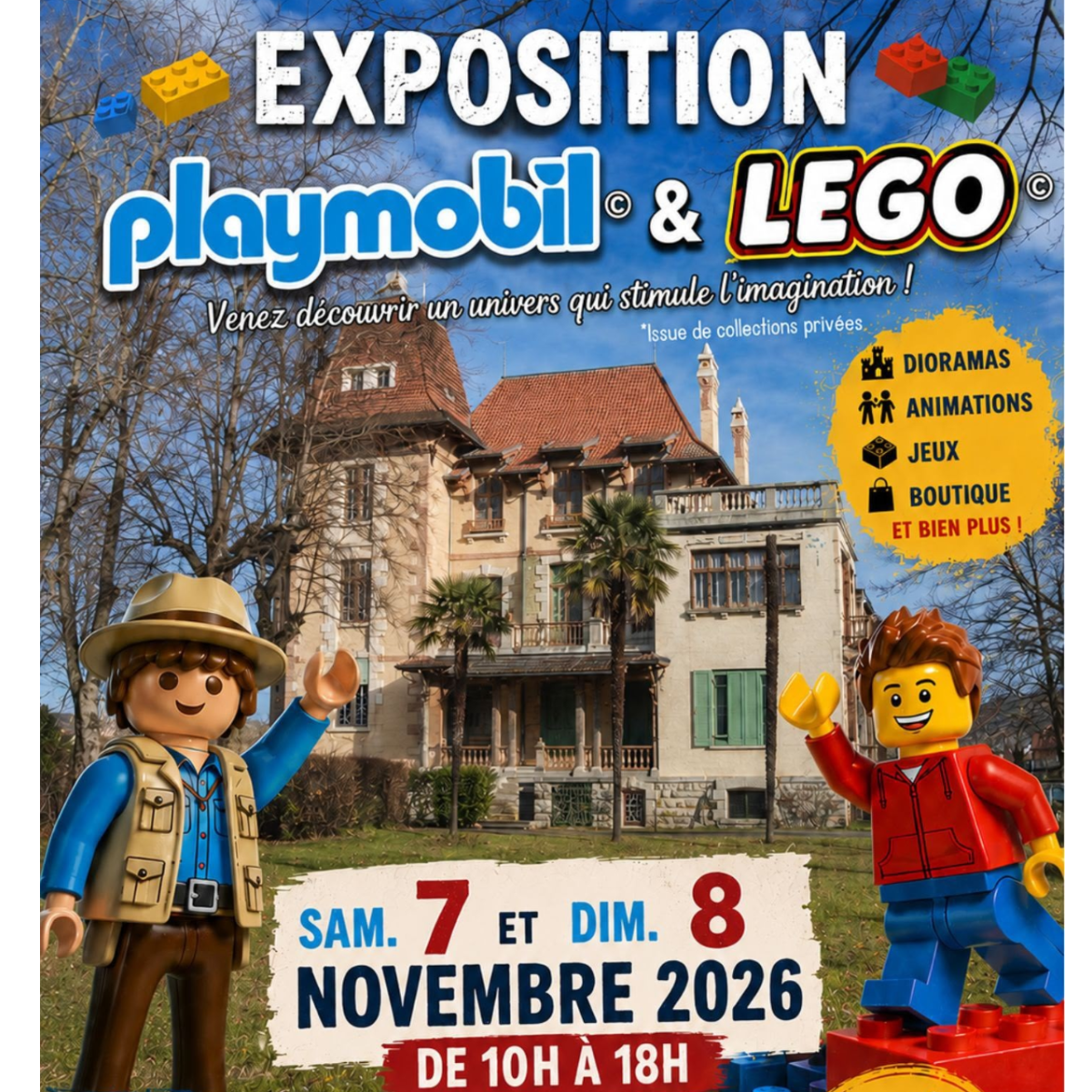 Exposition Playmobil et Lego : Crazy Toys