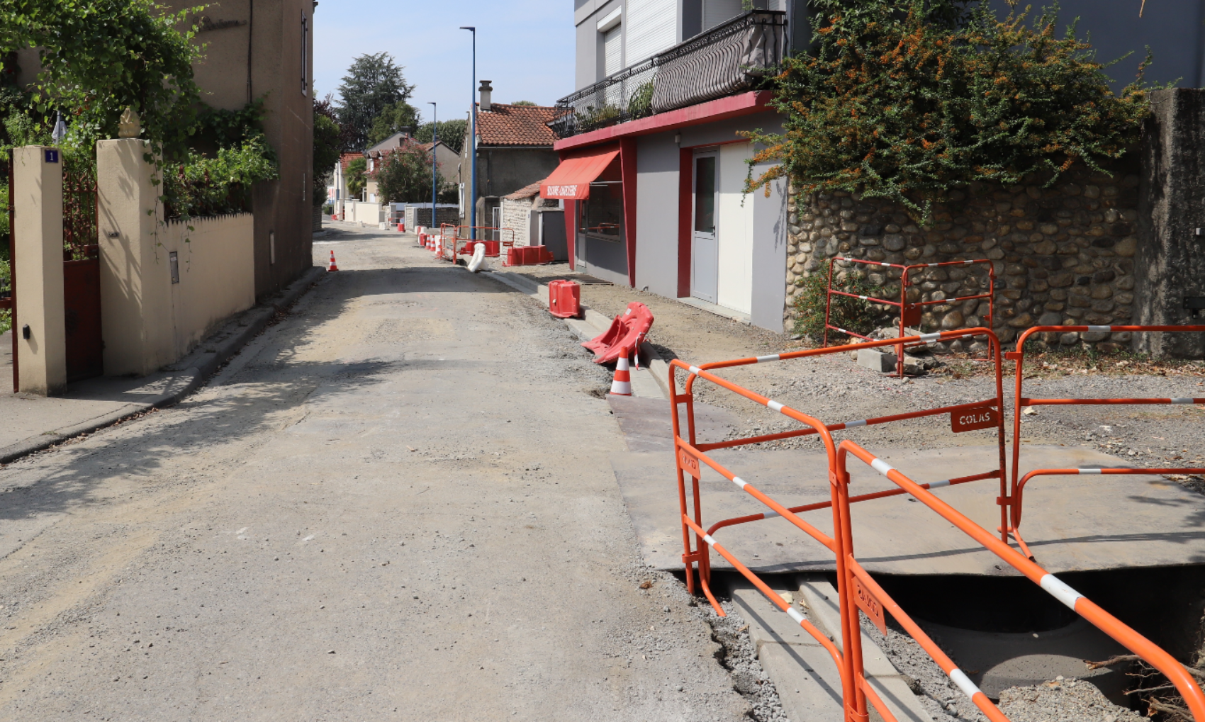 TRAVAUX EN COURS RUE JULES GUESDE