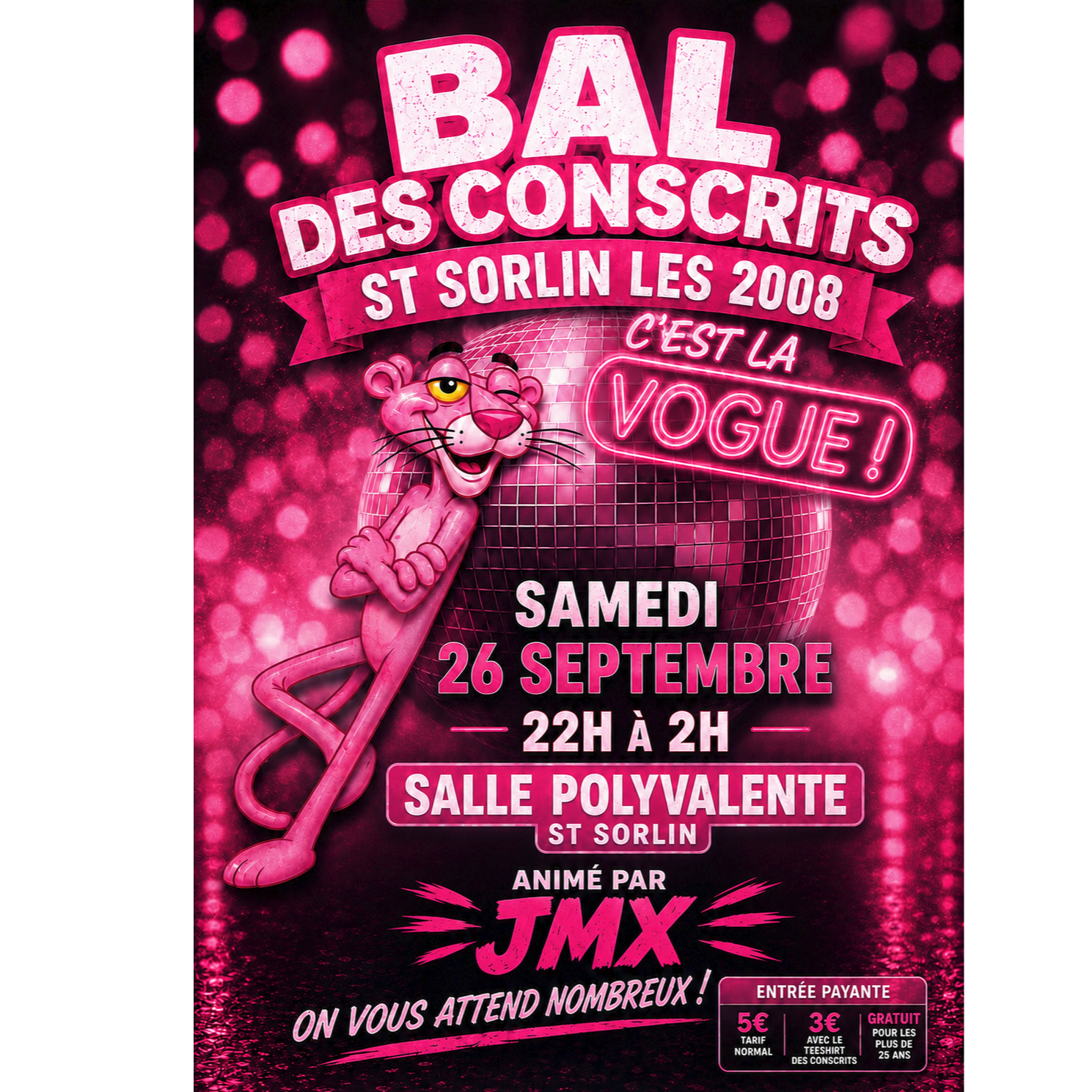 CONSCRITS CLASSE 2008 - BAL DE LA VOGUE