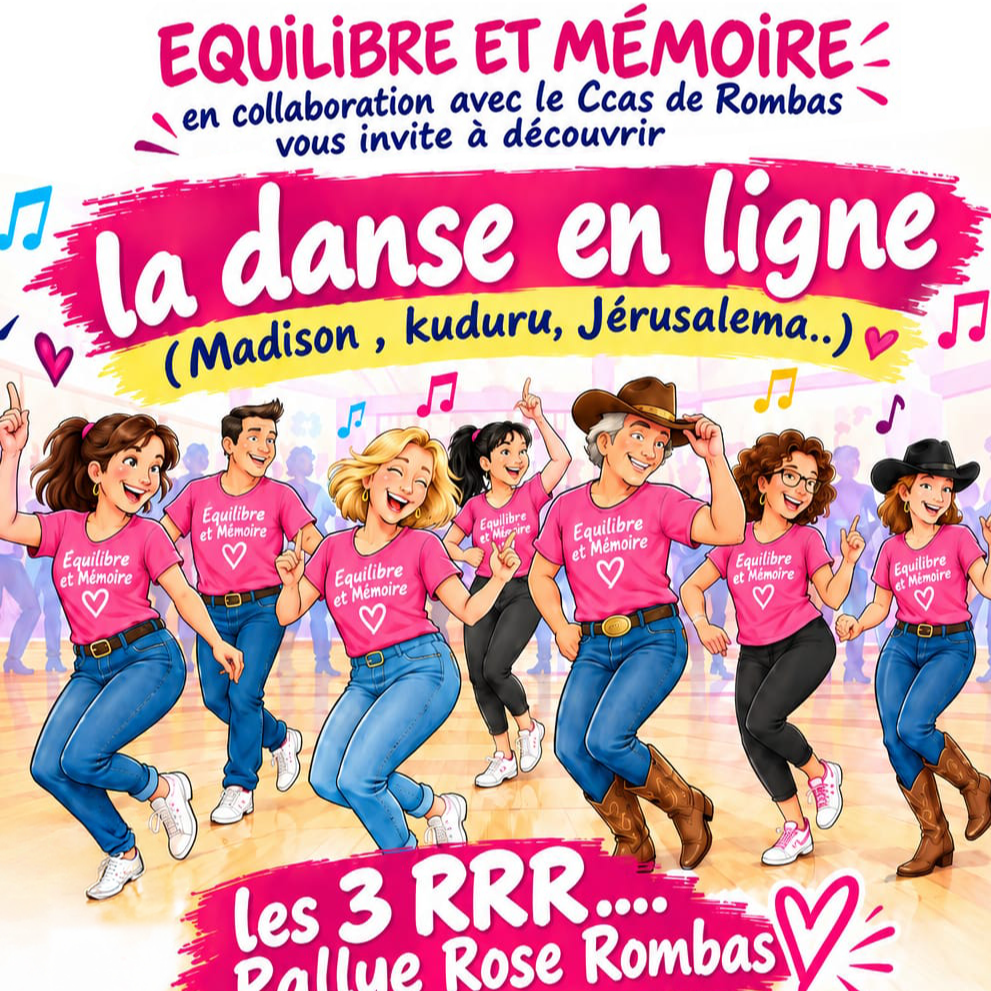 Octobre rose: après-midi danse en ligne