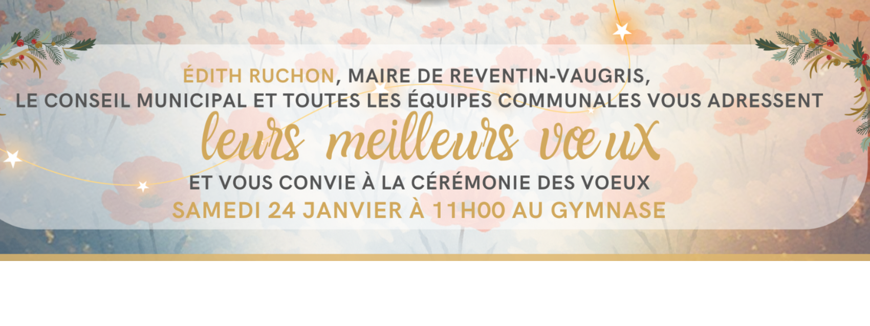 Voeux 2026