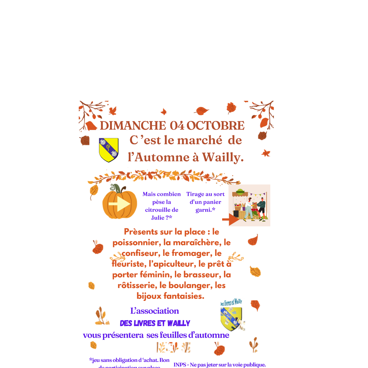 🍂🎃 Le Marché de l’Automne arrive au village ! 🎃🍂