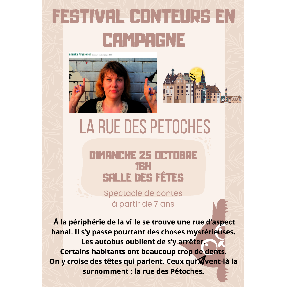 Spectacle de contes à partir de 7 ans