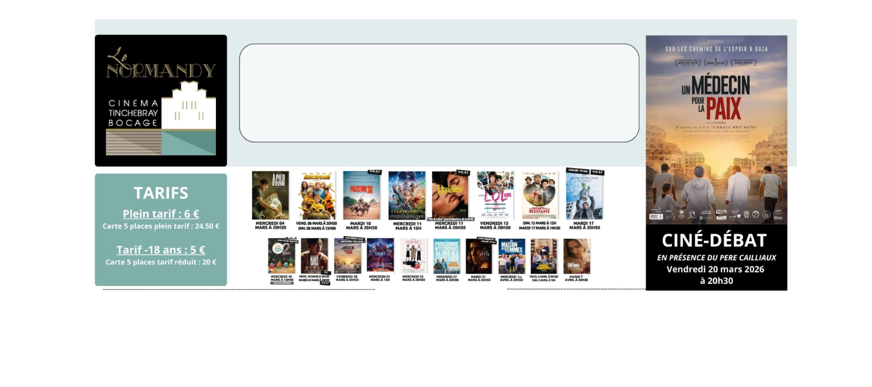 Dans votre cinéma ce mois-ci