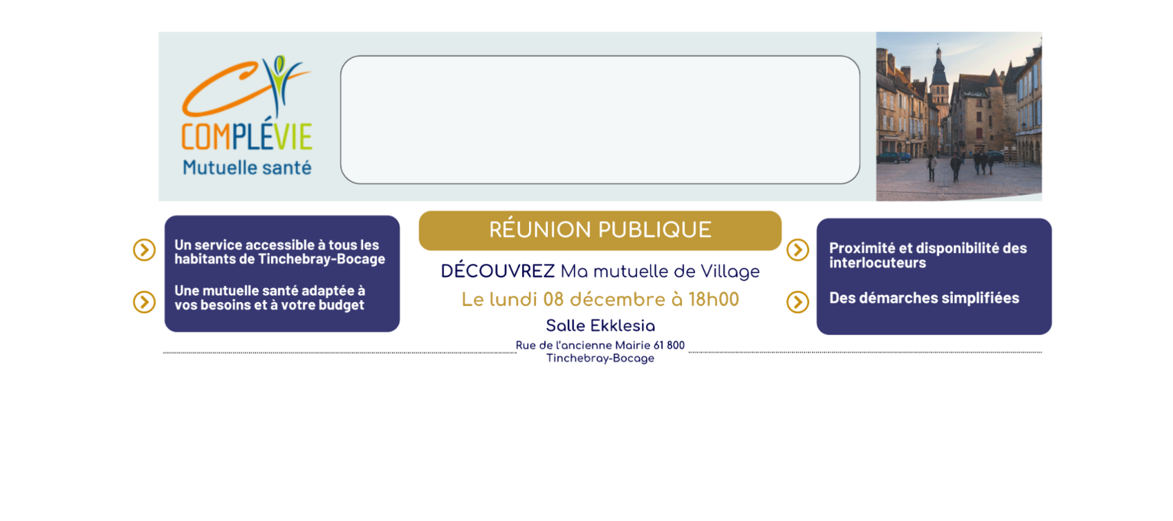 Mutuelle groupée à Tinchebray