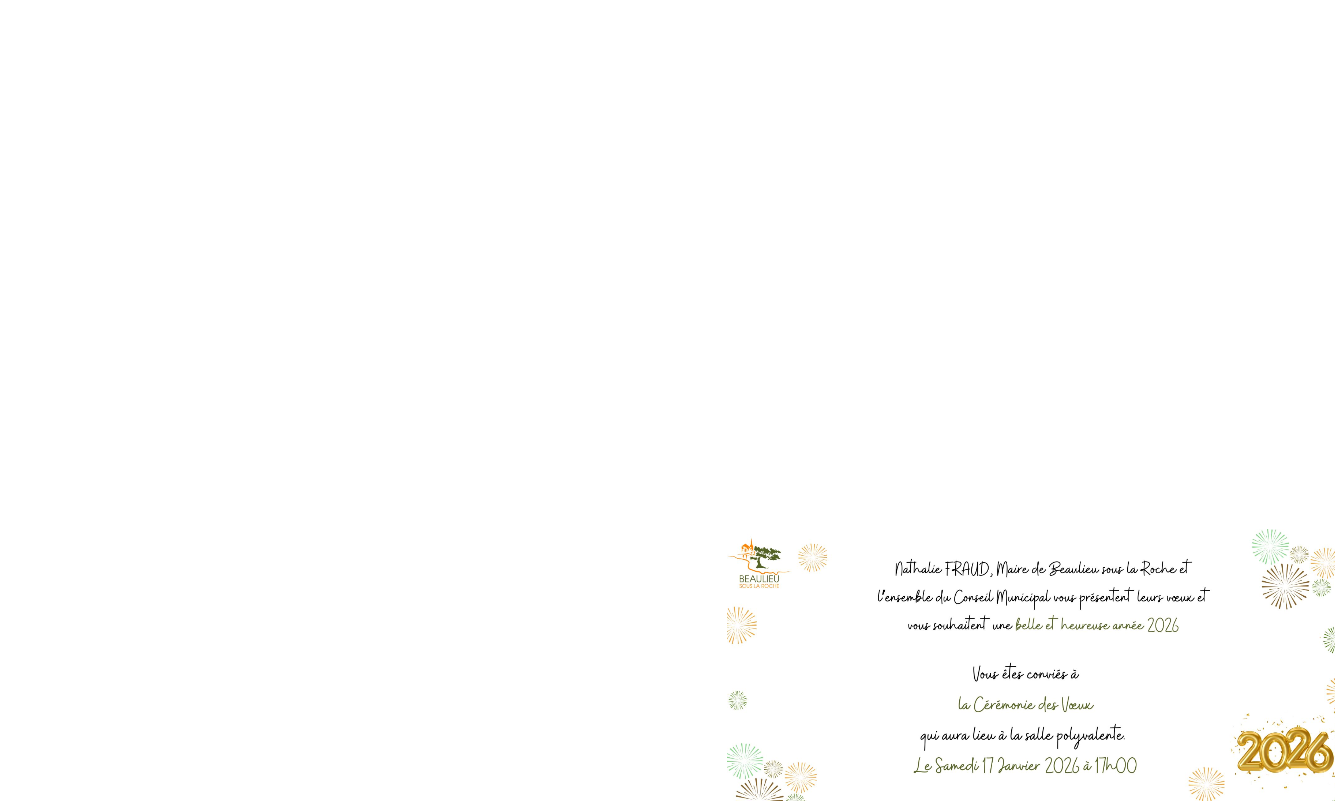 La municipalité vous souhaite une belle et heureuse année 2026 !
