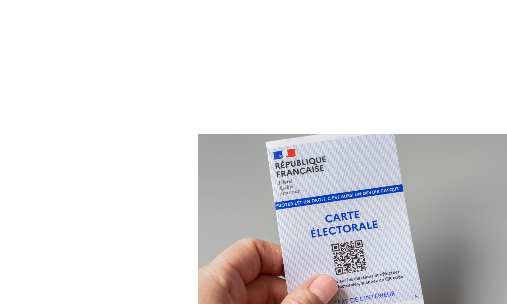 Les cartes électorales arrivent