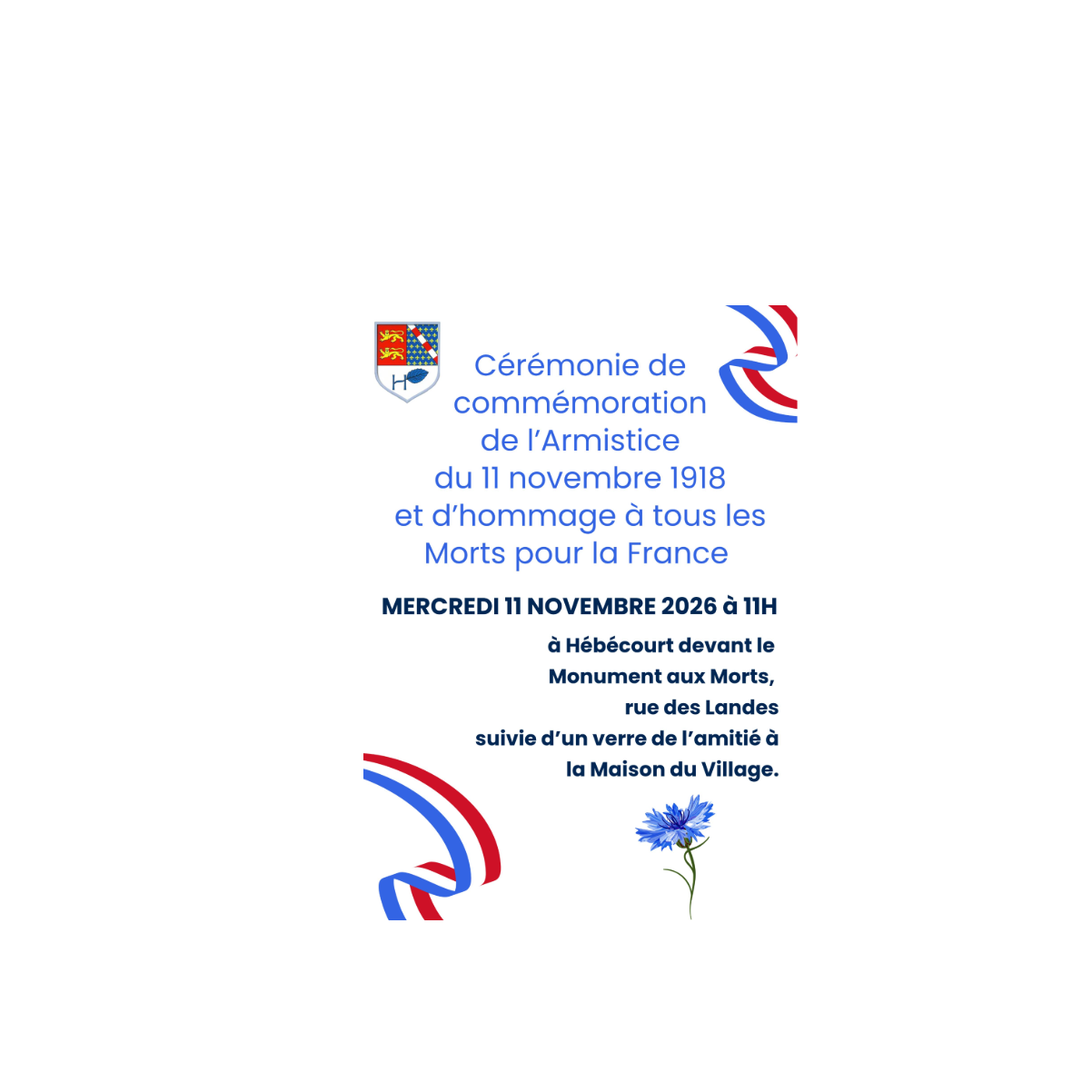Cérémonie de commémoration