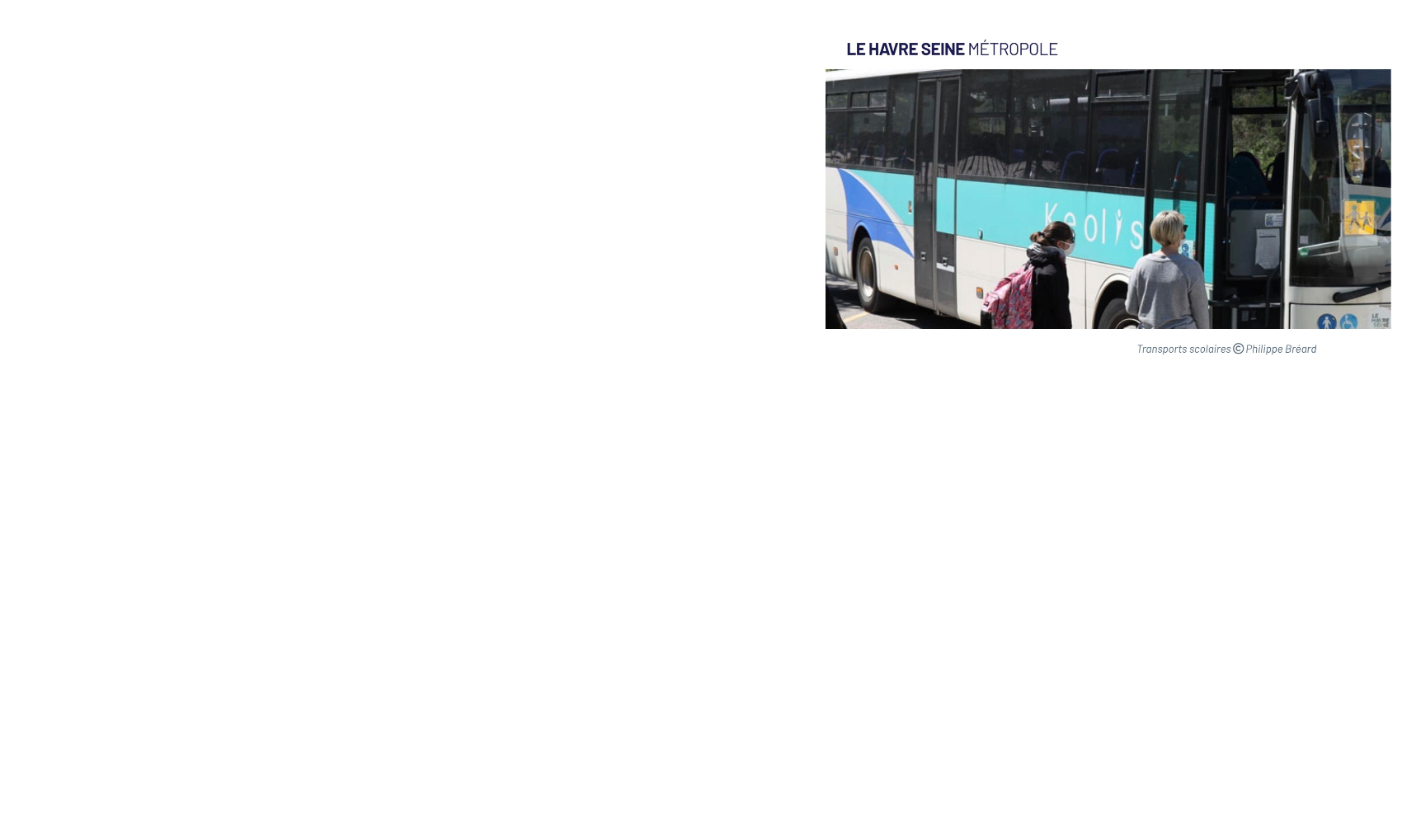 Campagne d’inscription aux transports scolaires
