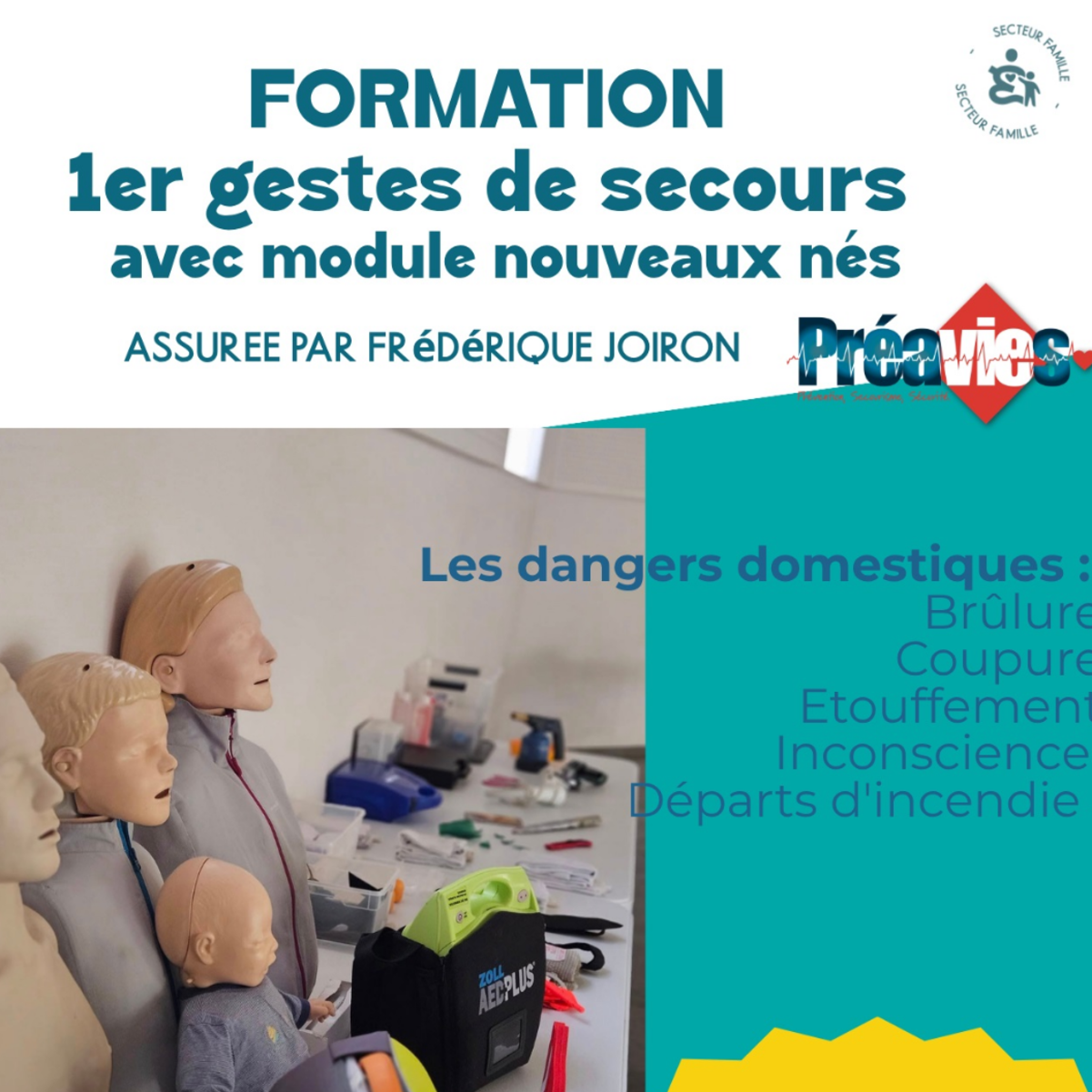 FORMATION 1ers GESTES DE SECOURS