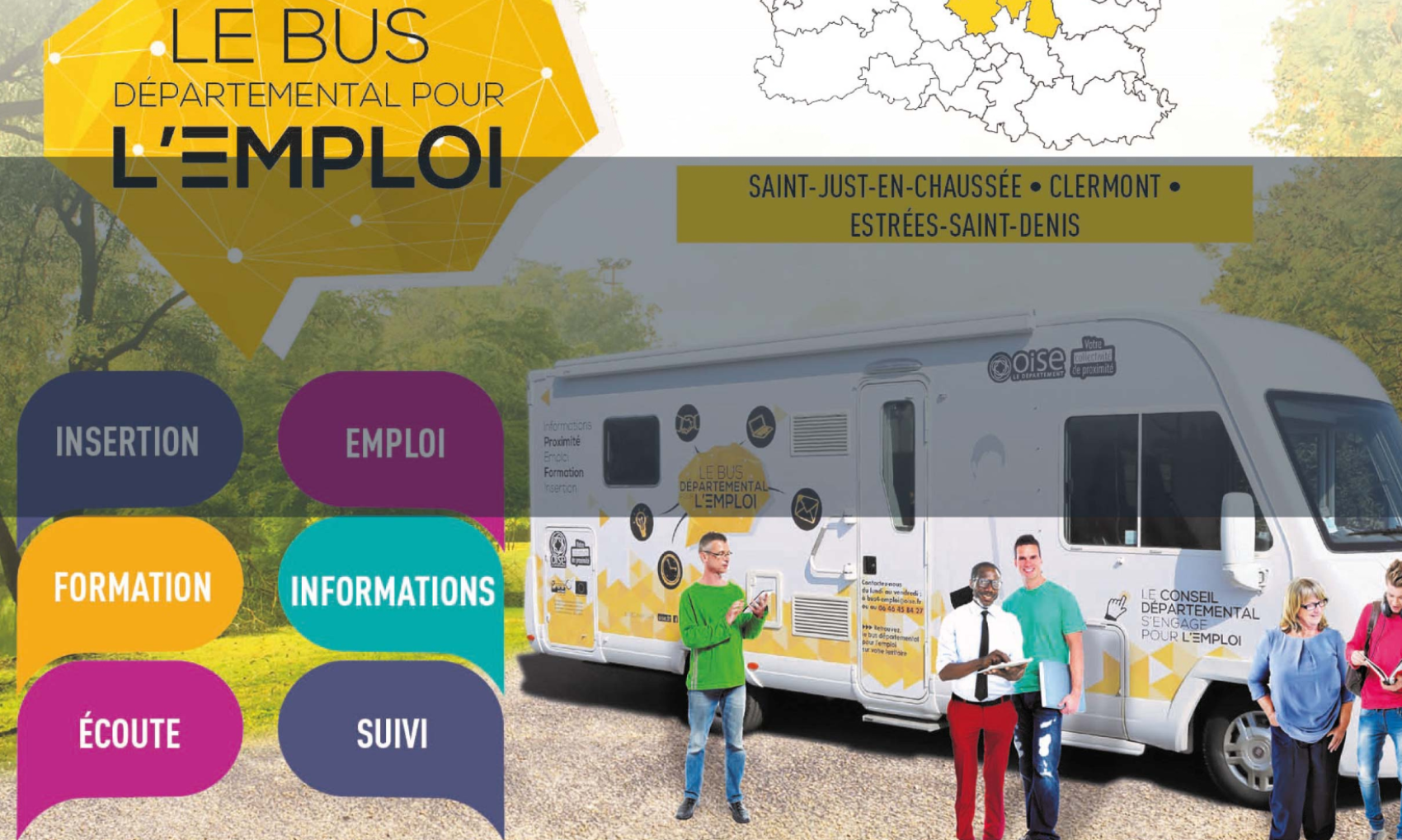 Le bus départemental pour l'emploi s'arrête à Breteuil le 24 août
