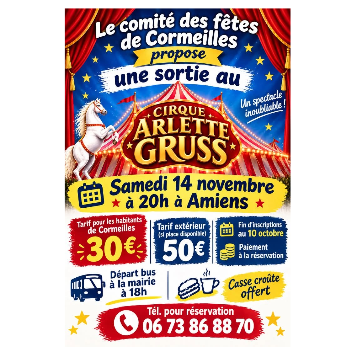 SORTIE AU CIRQUE ARLETTE GRUSS