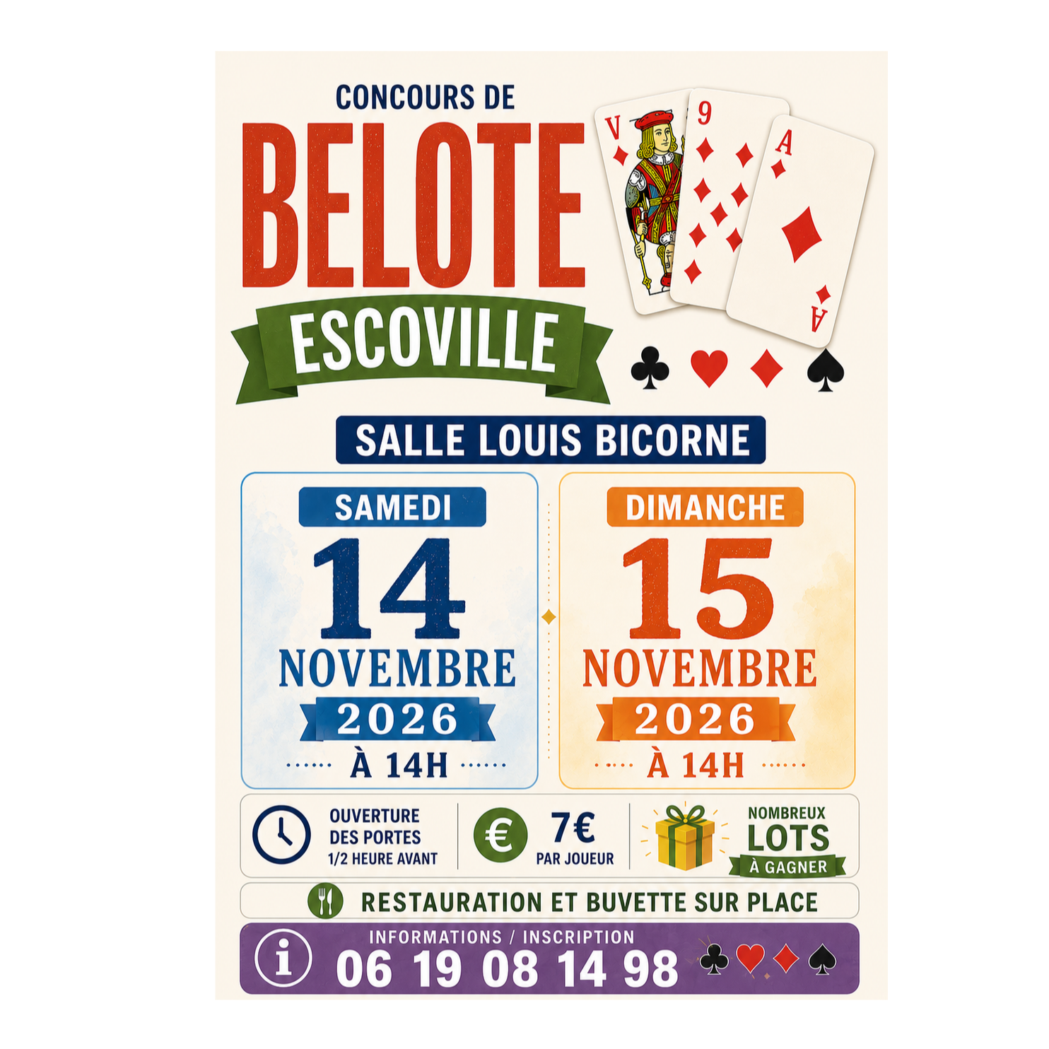 Concours de belote