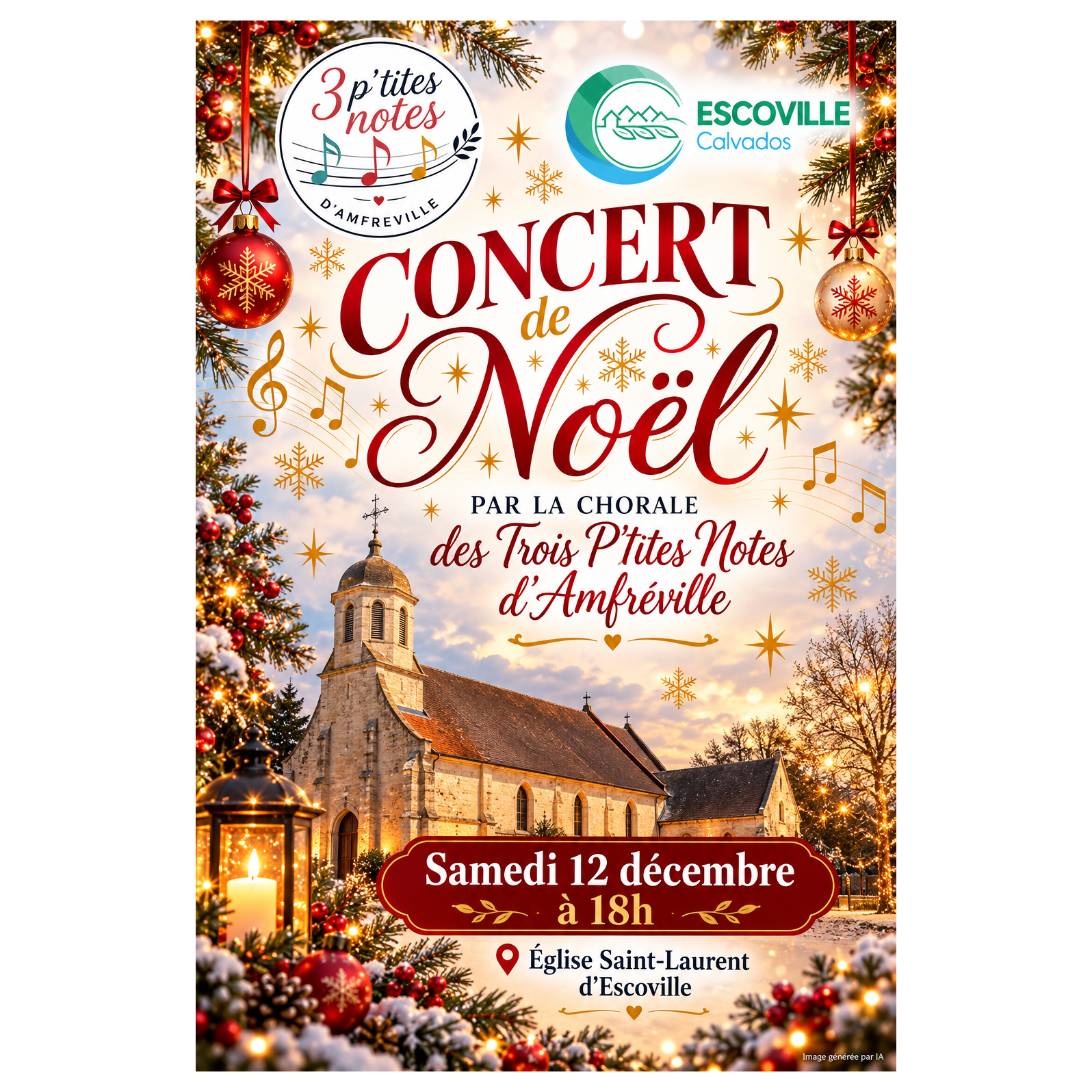 Concert de Noël à l'église