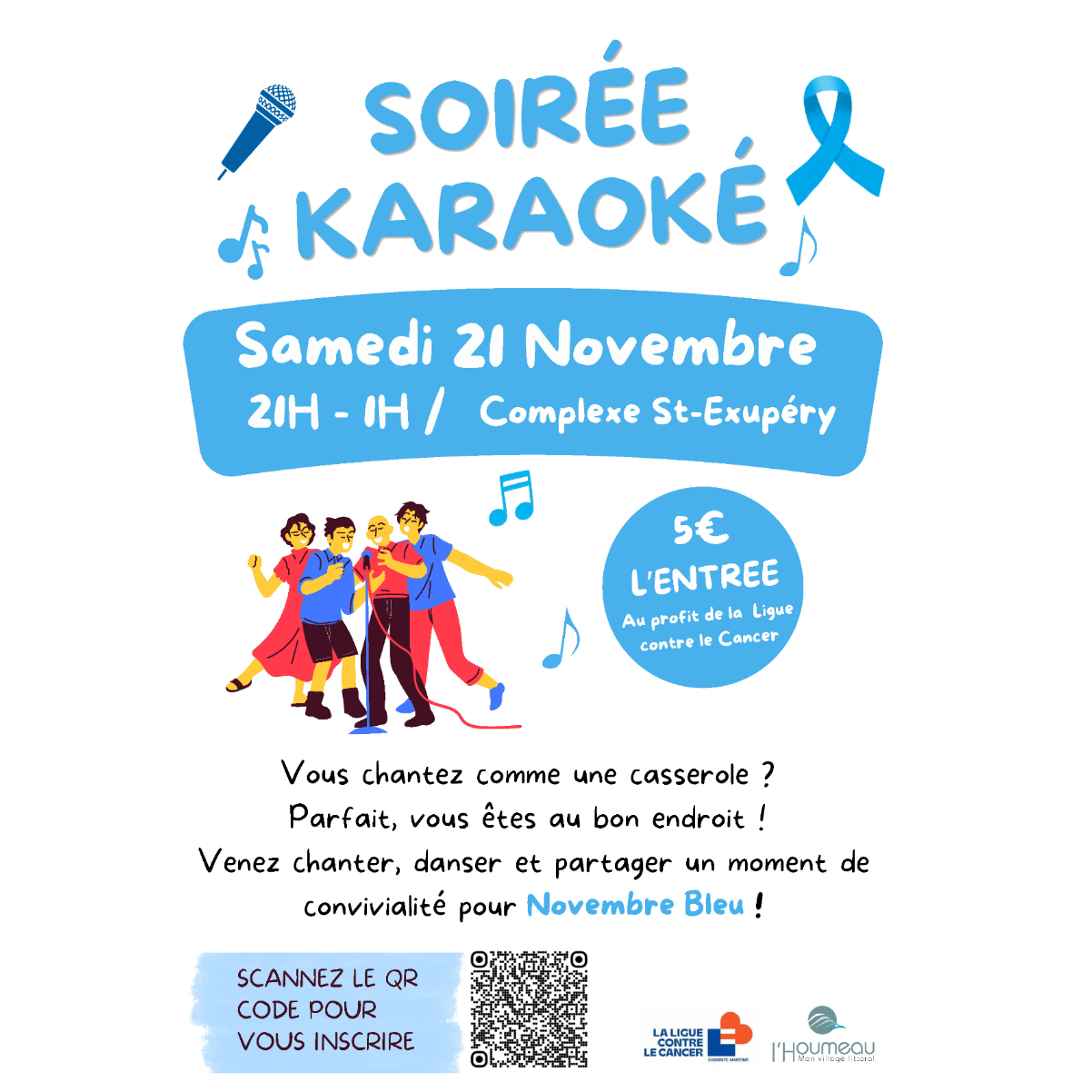 Soirée Karaoké - Novembre bleu