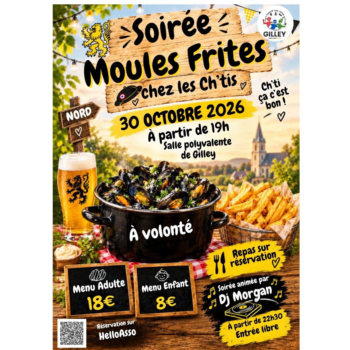 🍟 SOIRÉE MOULES-FRITES CHEZ LES CH'TIS 🍟