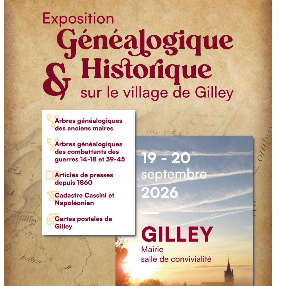 📜 EXPOSITION GÉNÉALOGIQUE & HISTORIQUE