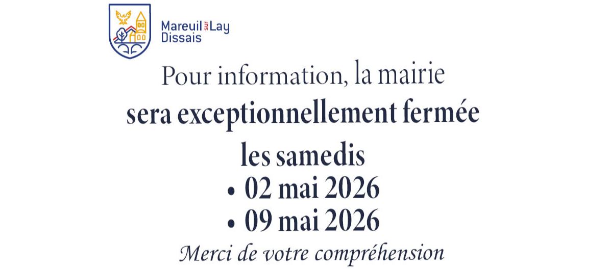 Fermeture mairie