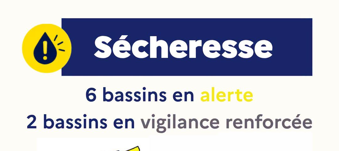 Arrêté préfectoral : sécheresse vigilance renforcée