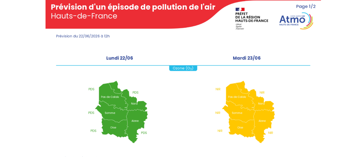 Episode de pollution de l'air