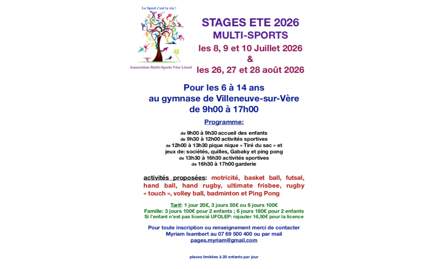 Stages Multi-Sport