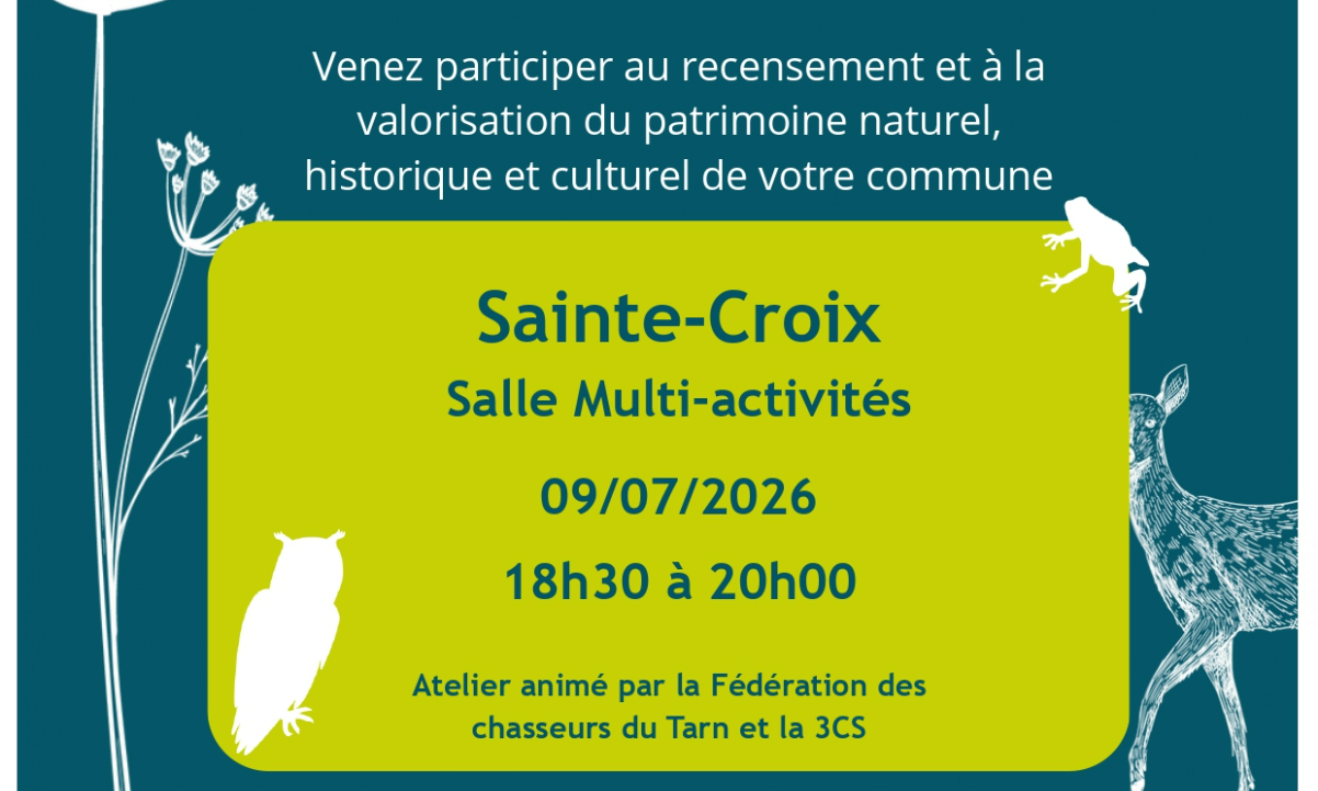 Atelier participatif – Atlas de la biodiversité intercommunal