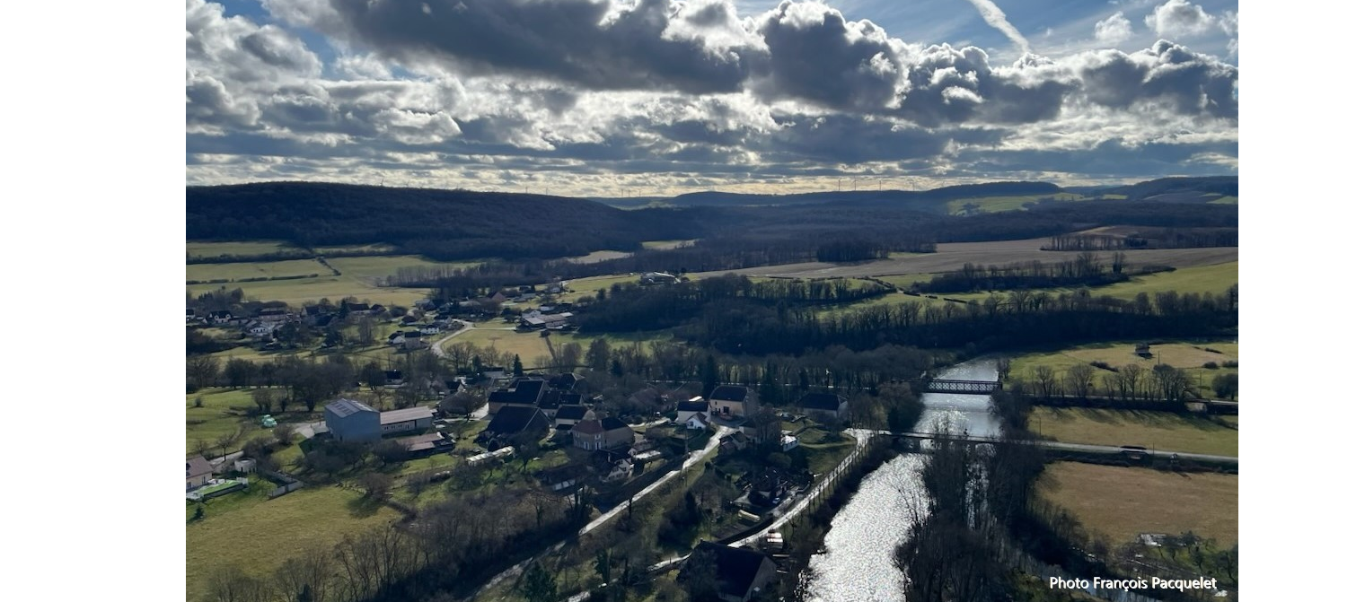 Montferney Vue aérienne