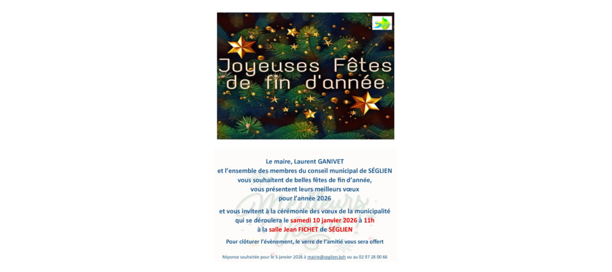 MEILLEURS VOEUX POUR 2026