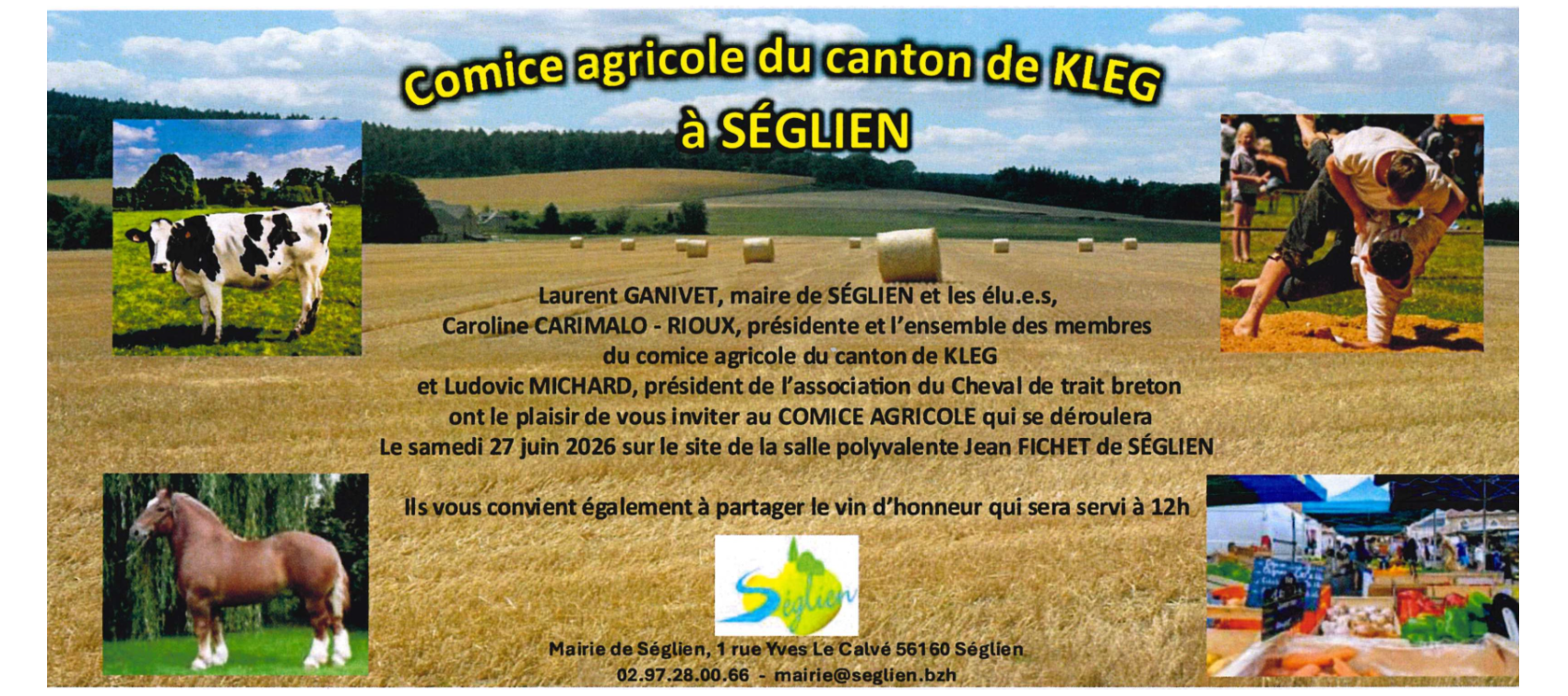 INVITATION AU COMICE DE SÉGLIEN